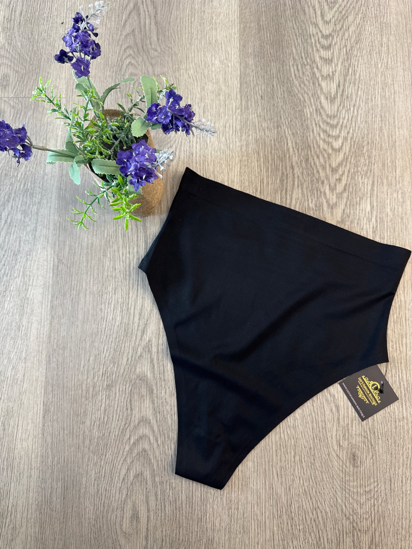 High waisted thong shaper