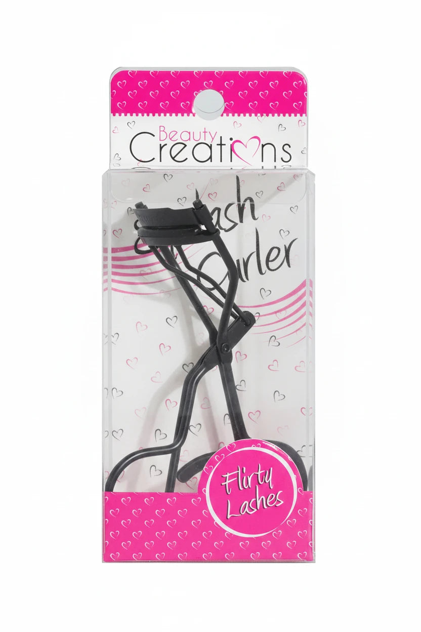 Beauty Creations Flirty Lash curler no-pinch beauty tool.