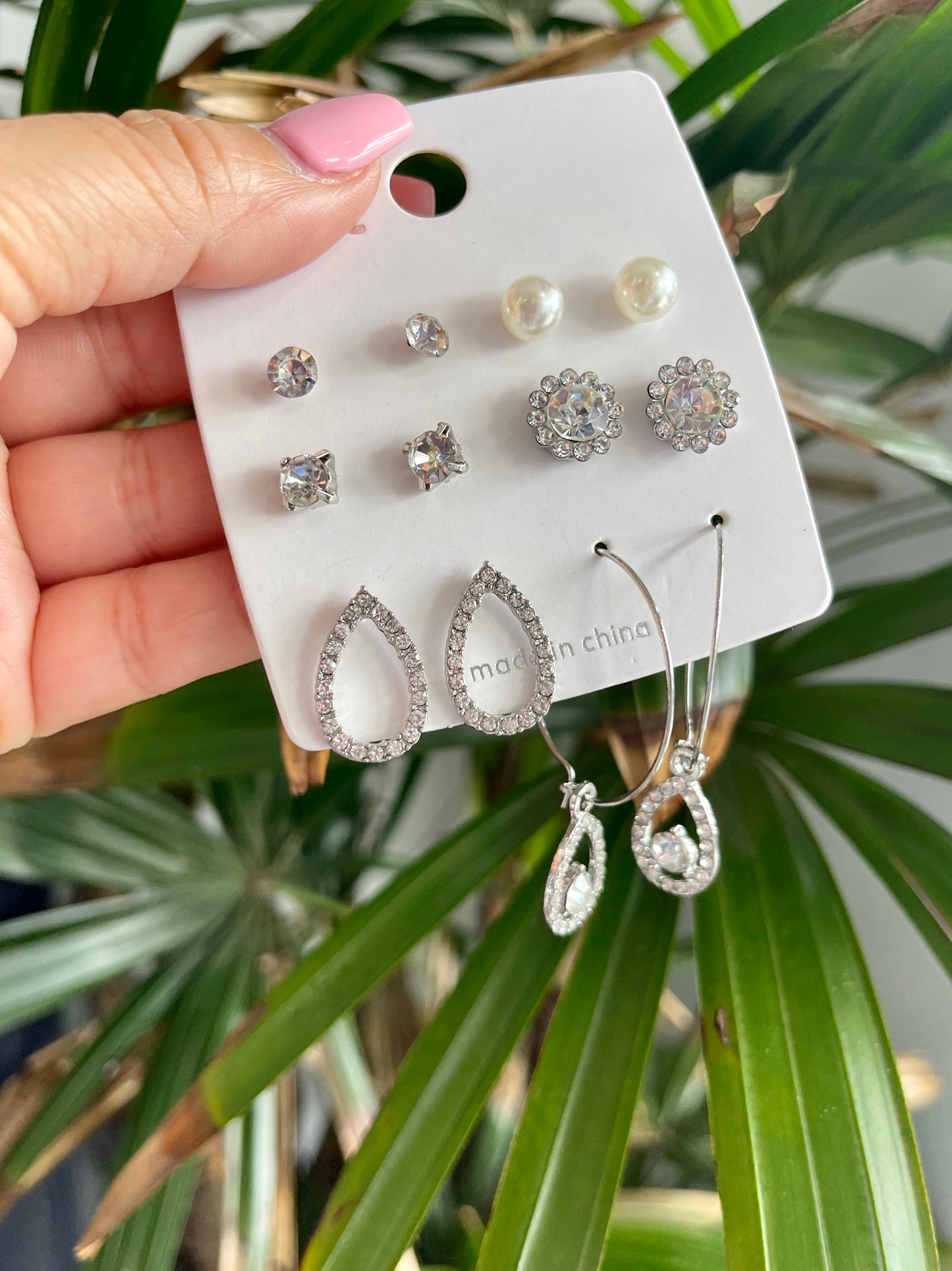 Gold Earring Set 6 pcs