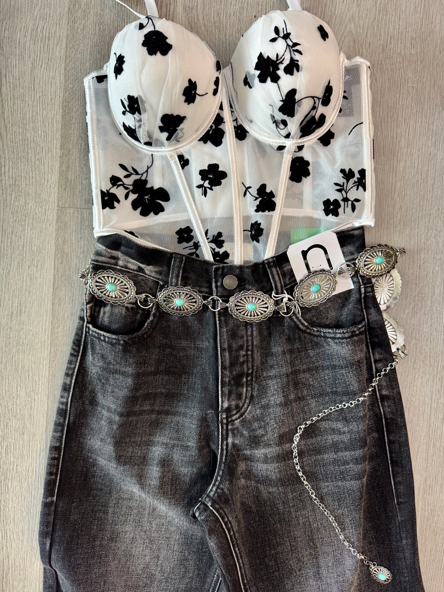 Silver and Turquoise Belt