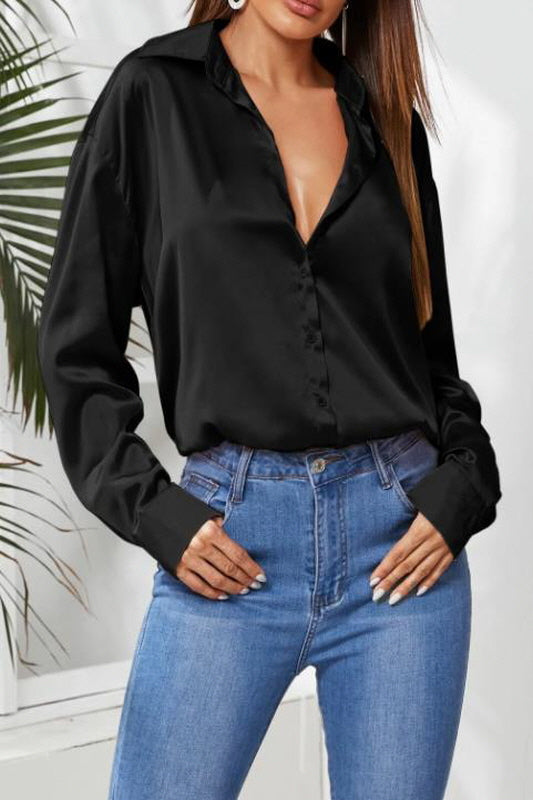 Jennifer Satin Blouse