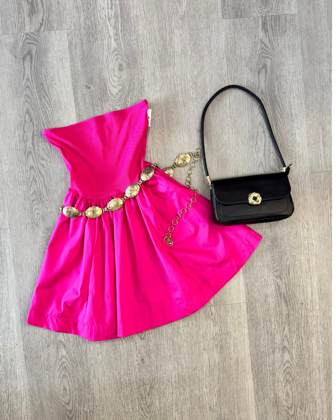 Irene Strapless Flowy Mini Dress