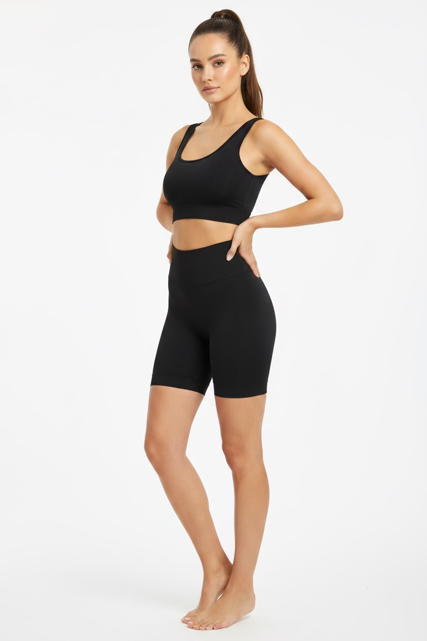 Hi-Waist Boyshort Shapewear- Tummy Control
