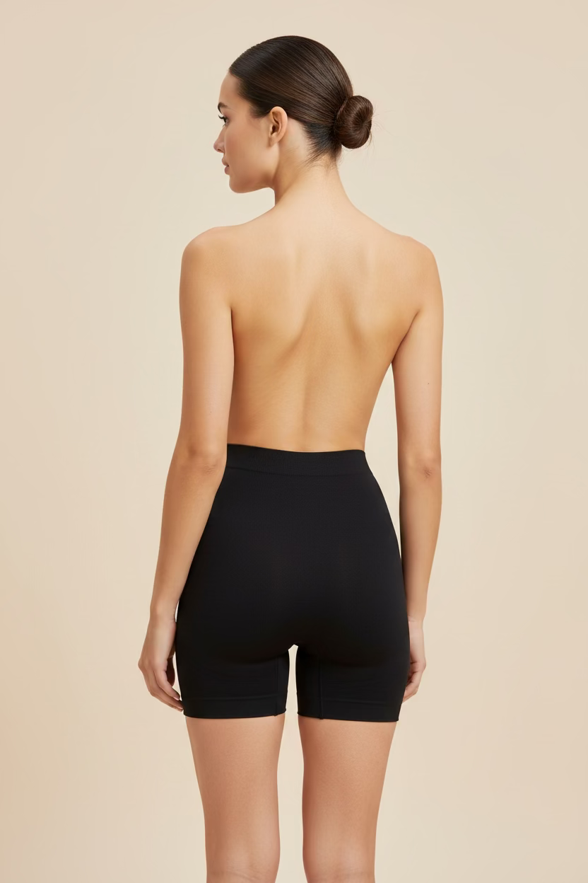 Hi-Waist Boyshort Shapewear- Tummy Control