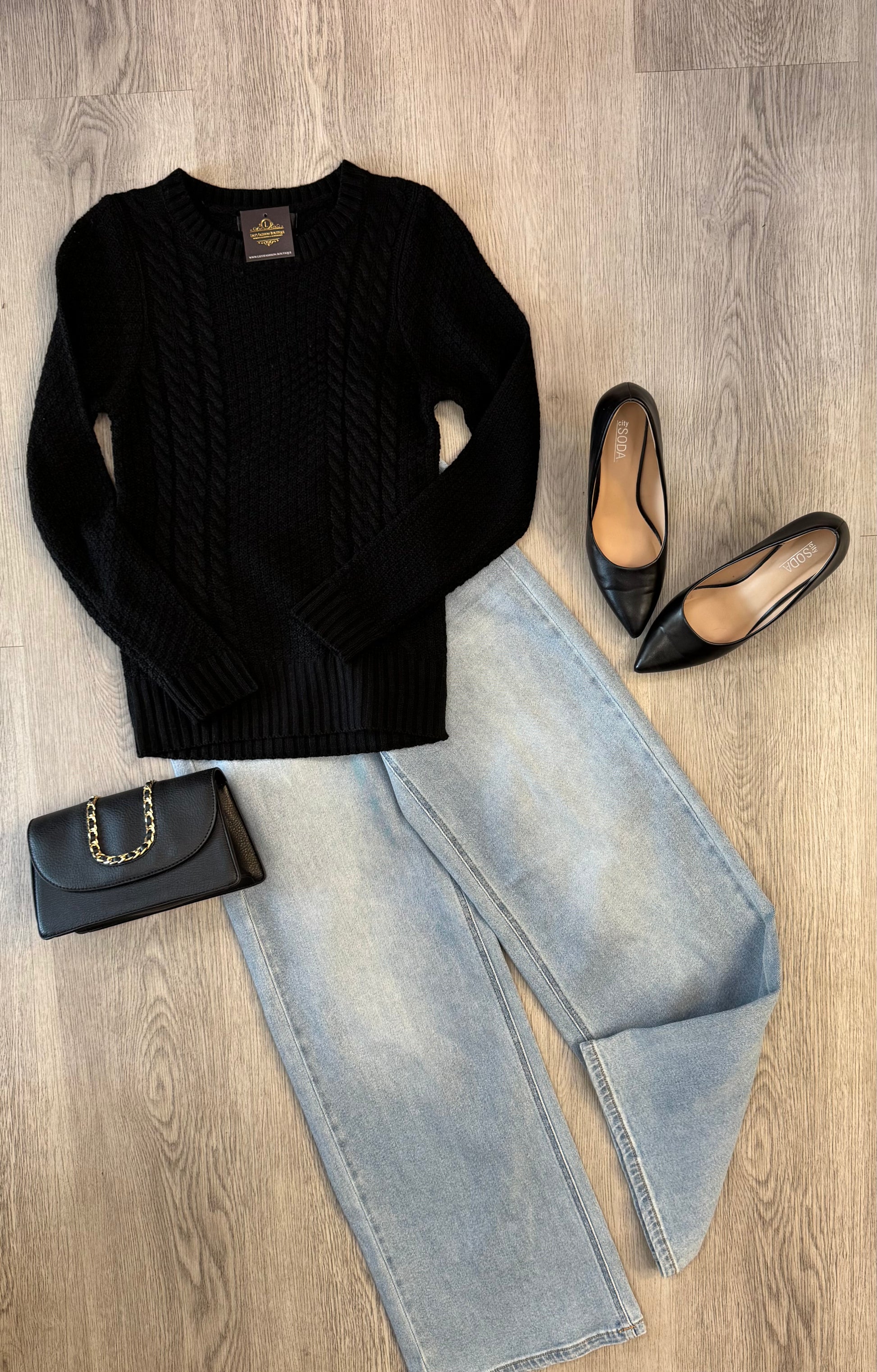 Winter top the Samantha Top from Lily's Fashion Boutique Paramount, CA.