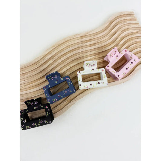 Floral Hair Clip - Medium